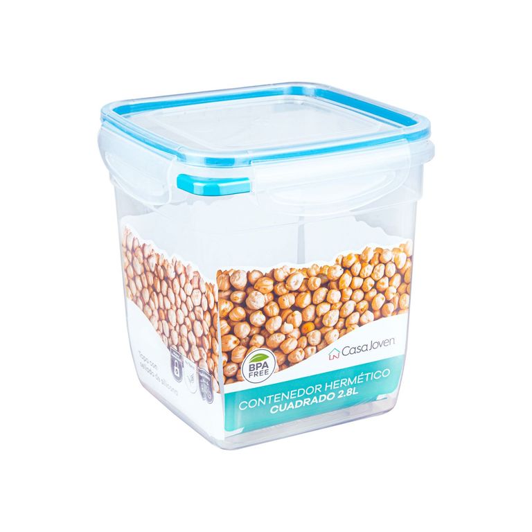Contenedor Hermético Cuadrado 2.8L