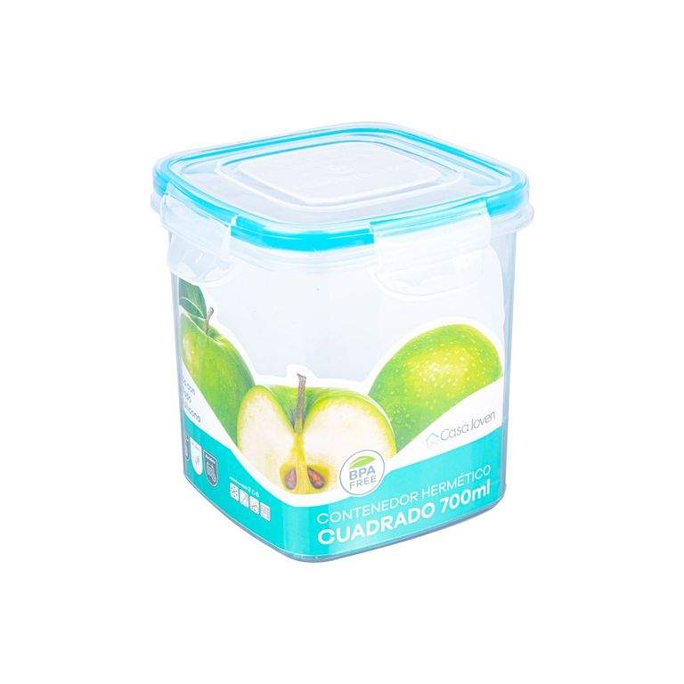 Contenedor Hermético Cuadrado 700mL