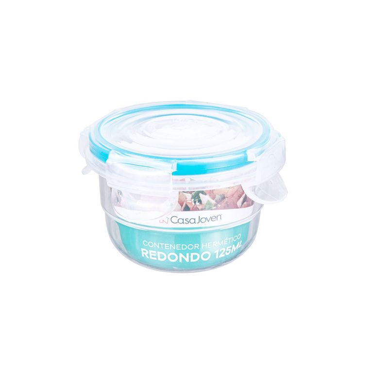 Contenedor Hermético Redondo 125mL