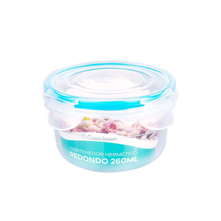 Contenedor Hermético Redondo 260mL