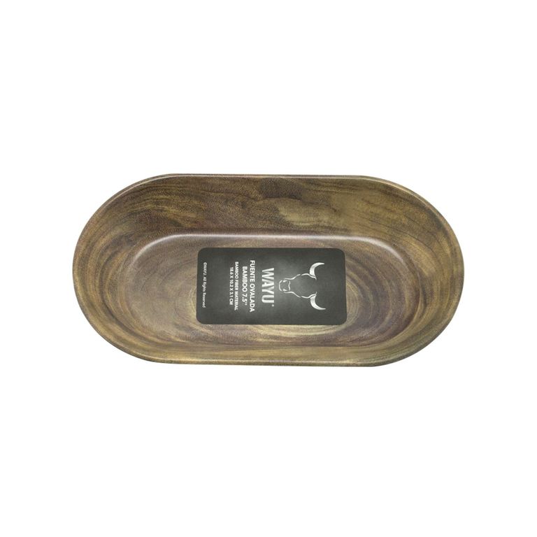 Fuente Ovalada Wayu Bamboo 7.5