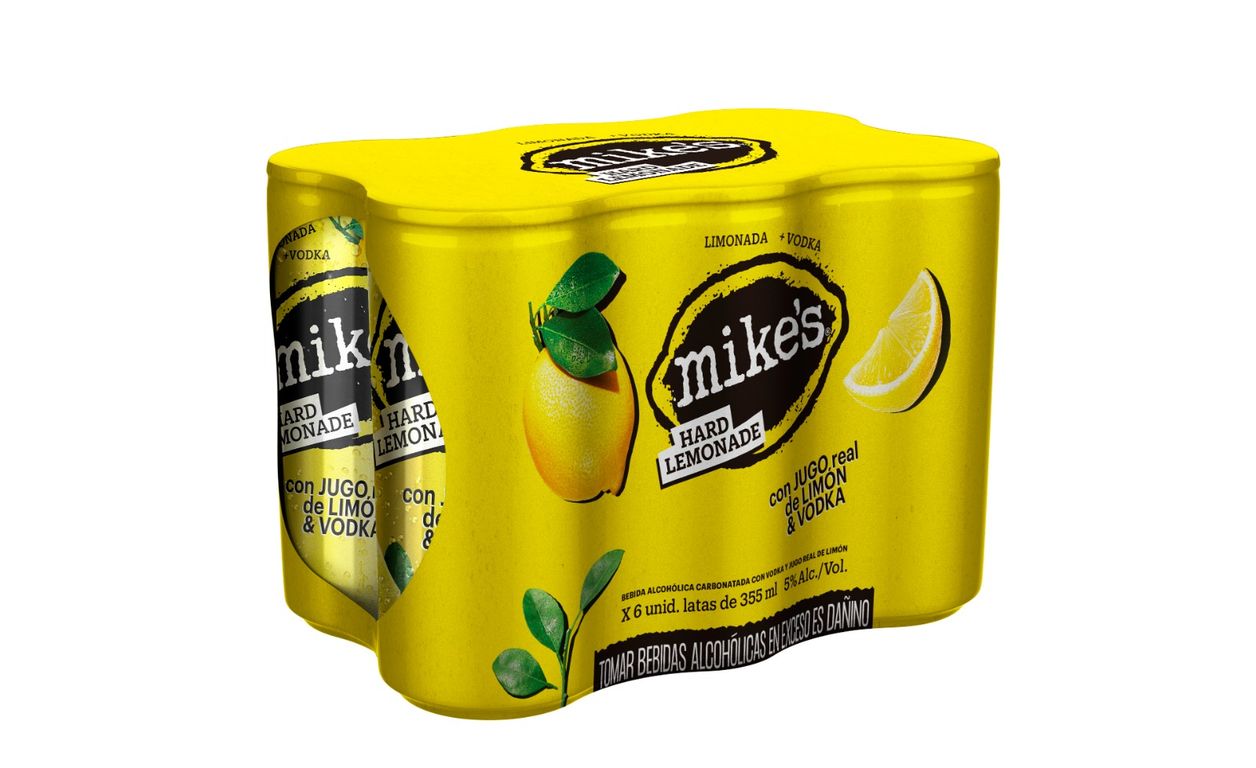 Bebida RTD Mikes Hard Lemonade Sixpack Lata 355 mL