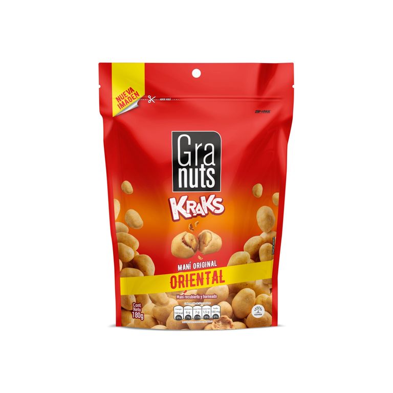 Snacks Granuts Kraks Original Bolsa 180 g