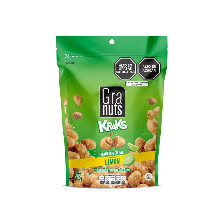 Snacks Granuts Kraks Limón Bolsa 180 g