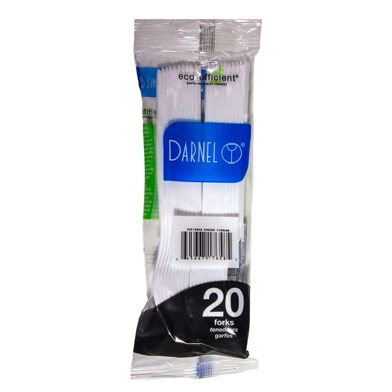 Tenedor Darnel Bistrot Series Blanco Empaque 20 Und