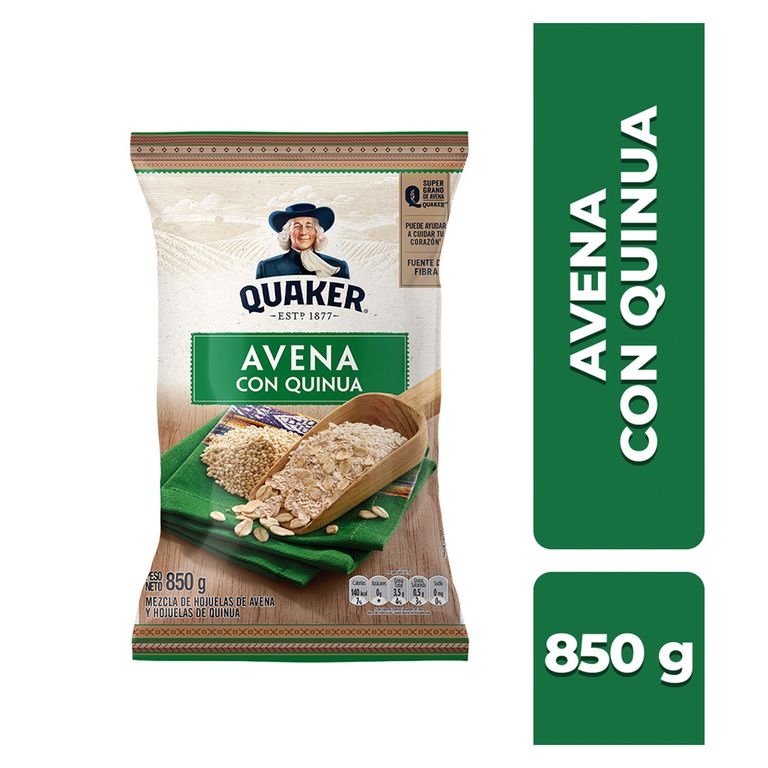 Avena Quaker con Quinua Bolsa 850 g