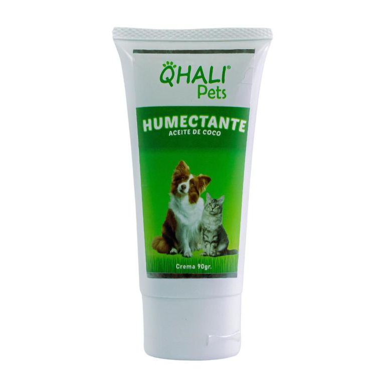 Humectante en Crema Qhali Pets Aceite de Coco Envase 90 g