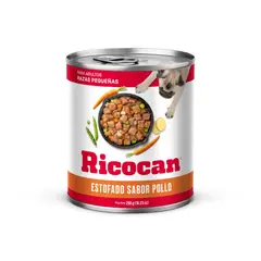 RICOCAN - Estofado de Pollo Perros Adultos Pequeños Ricocan Lata 290 g
