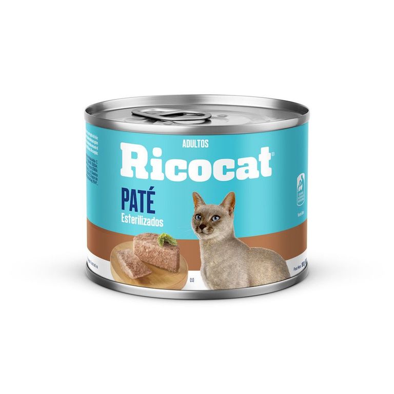 Paté Gatos Esterilizados Ricocat Lata 180 g