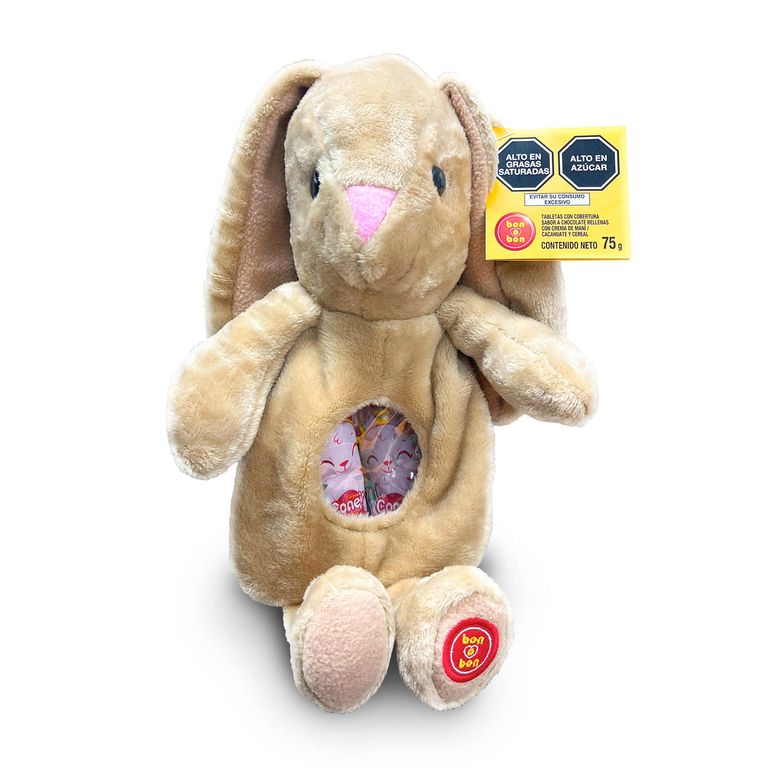 Chocolate Bon o Bon Mochila Conejo Empaque 75 g