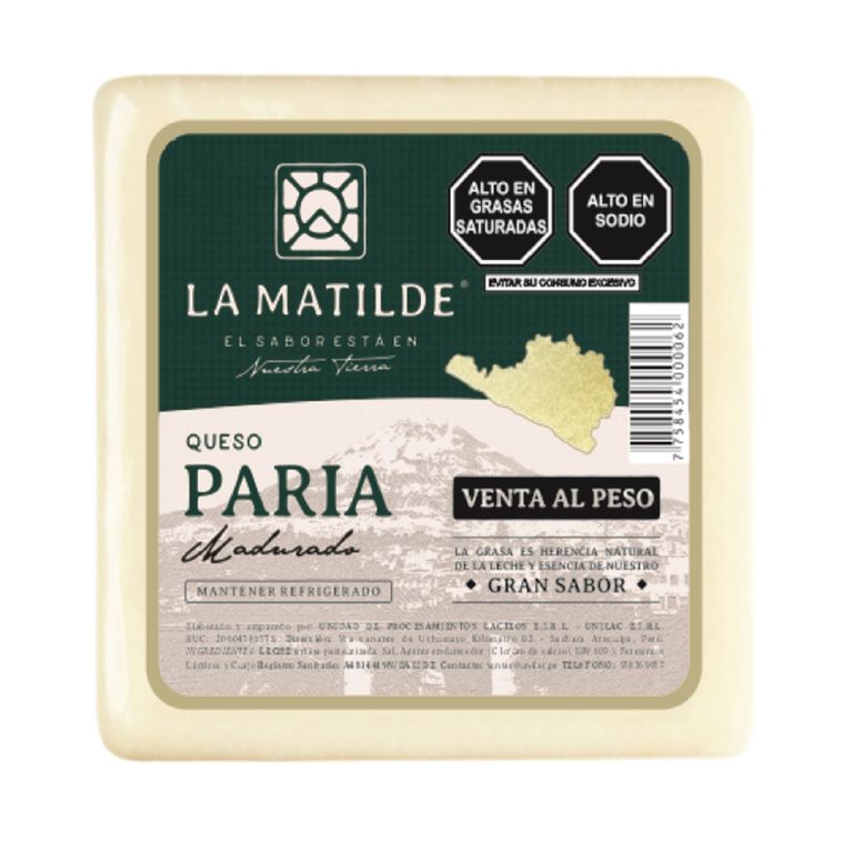 Queso Madurado Paria La Matilde x Kg