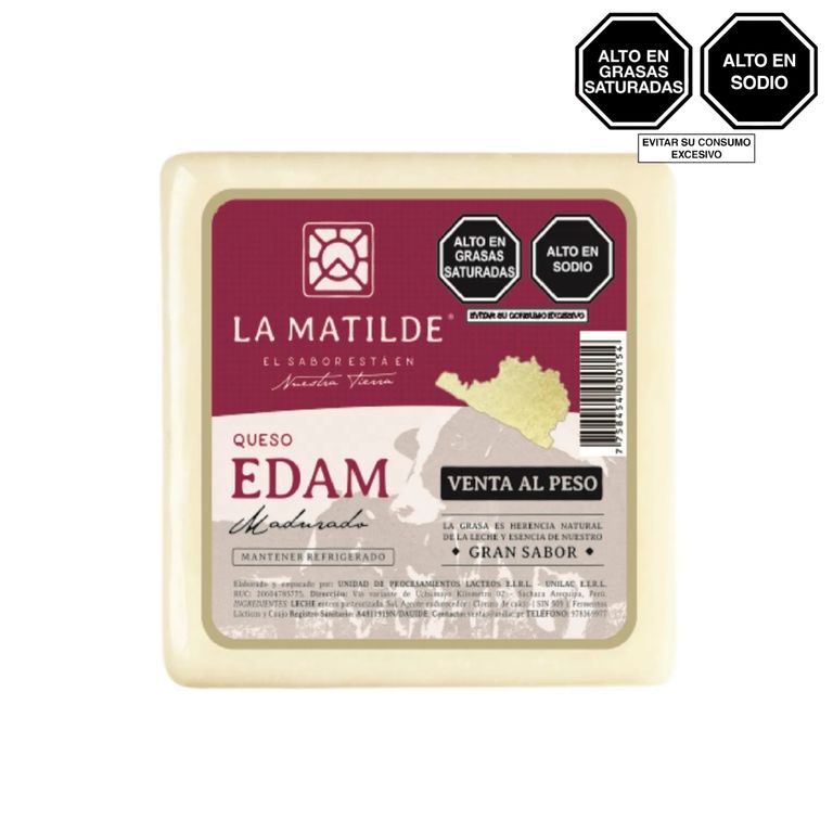 Queso Edam Madurado La Matilde x Kg