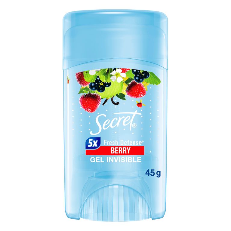 Antitranspirante Gel Secret Berry Envase 45 g