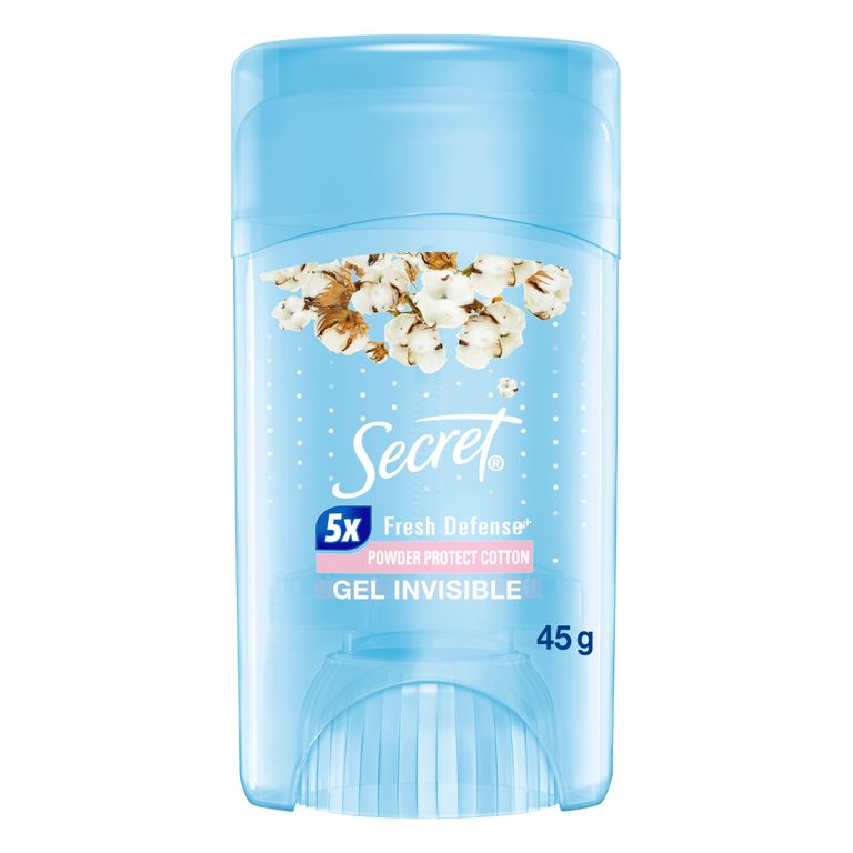 Antitranspirante Gel Secret Powder Cotton Envase 45 g