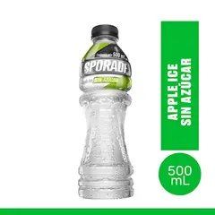 SPORADE - Rehidratante Sporade Apple Ice Sin Azúcar Botella 500 mL