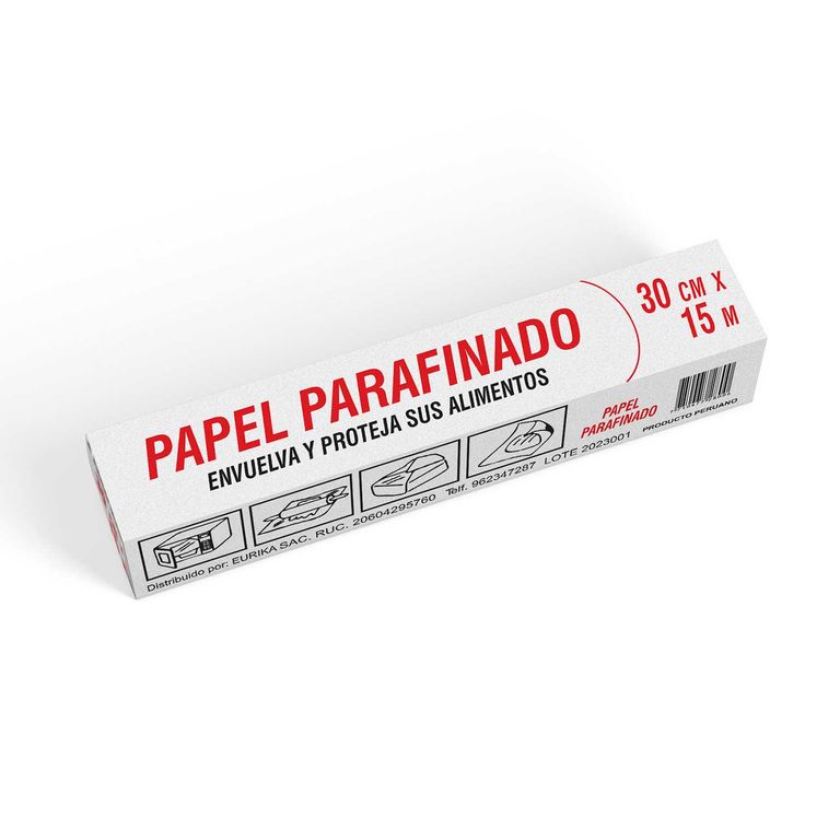 Rollo Papel Parafina Eurika 30cmx15m