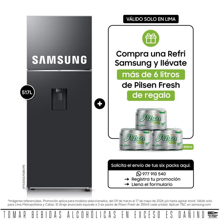 Refrigeradora Samsung Tmf 517L Black C Disp