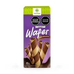 TOTTUS - Barquillo Wafer Roll Chocolate x 43 g