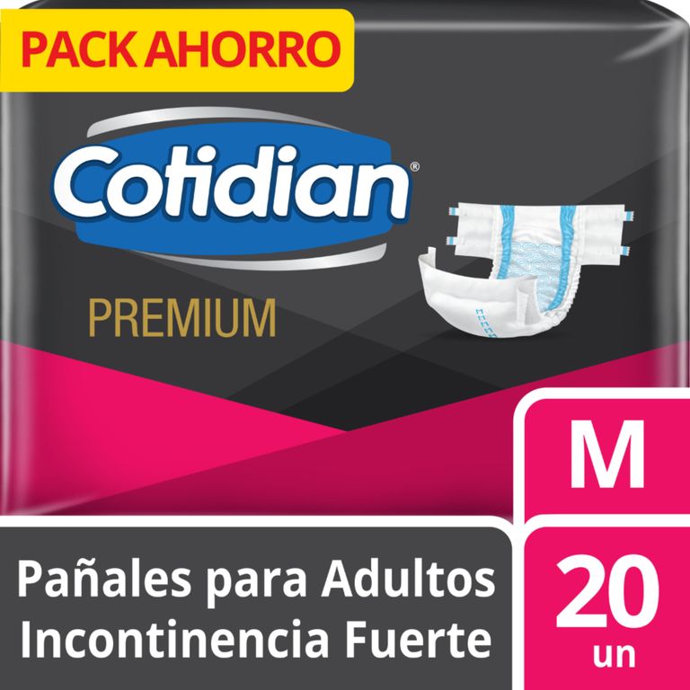 Pañal Para Adulto Cotidian Premium Talla M Empaque 20 Und