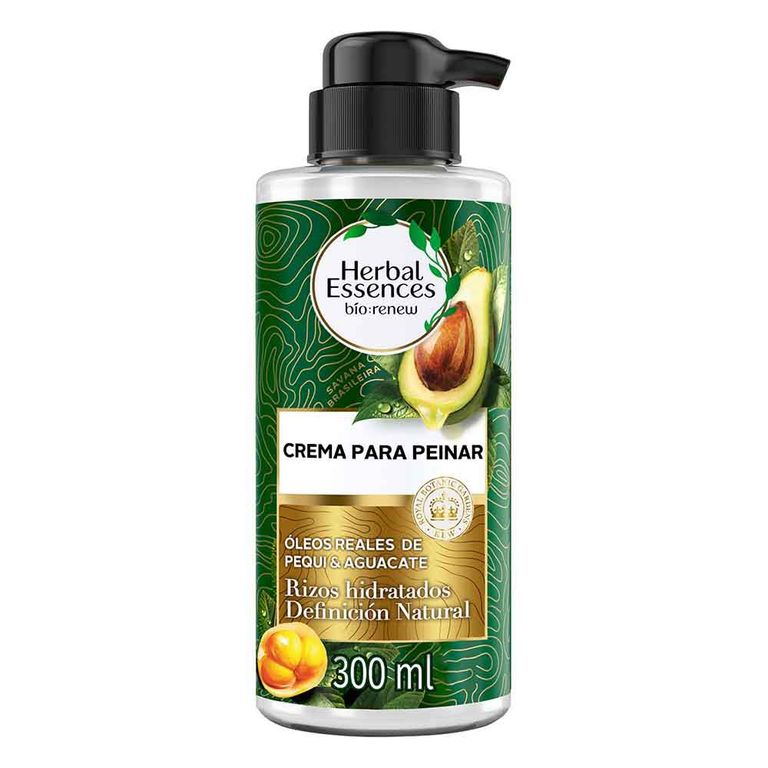 Crema para Peinar Herbal Essences Aceite de Argán Rizos Envase 300 mL