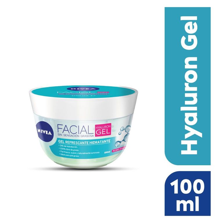 Gel Facial Nivea Hyaluron Envase 100 mL