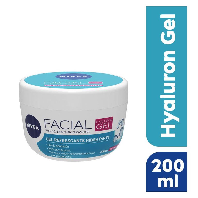 Gel Facial Nivea Hyaluron Envase 200 mL