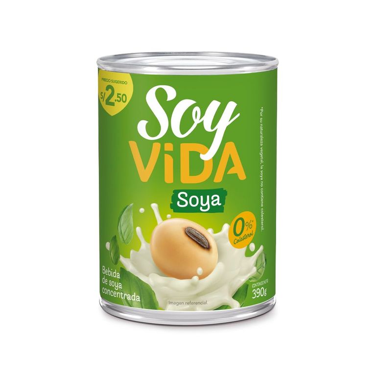 Bebida de Soya Soy Vida Lata 390 g