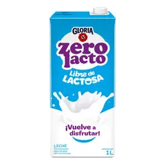 GLORIA - Leche UHT Gloria Zero Lacto Caja 1 L
