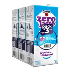 GLORIA - 3Pack Zerolacto Uht Envase1 L