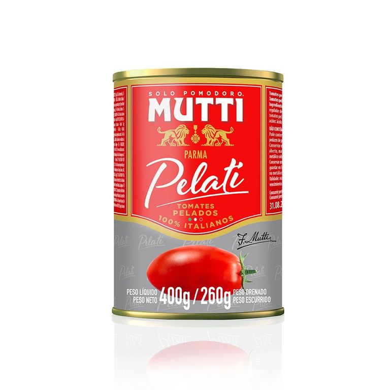 Tomate Pelado Mutti Lata 400 g