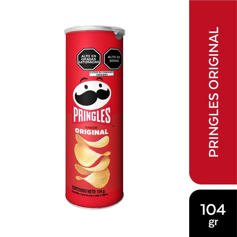 Papas Pringles Original Envase 104 g