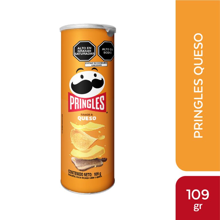 Papas Pringles Queso Envase 109 g