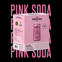 MR PERKINS - Pink Soda Mr Perkins Pack 12 Latas 180 mL
