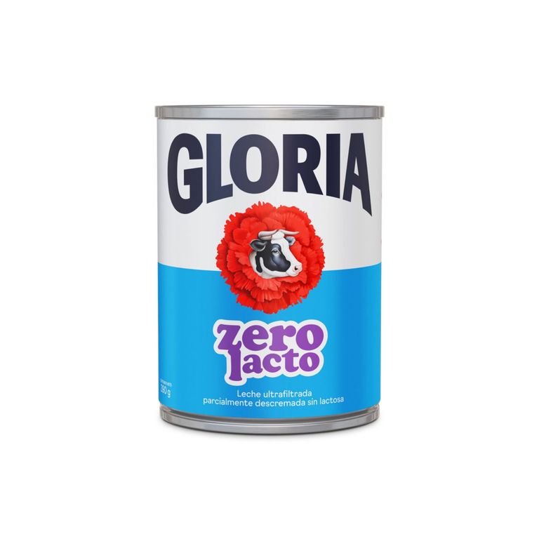 Leche Gloria Zero Lacto Sin Lactosa Lata 390 g