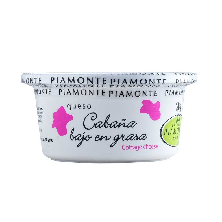 Queso Cabaña Bajo en Grasa Piamonte Empaque 250 g