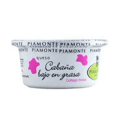 PIAMONTE - Queso Cabaña Bajo en Grasa Piamonte Empaque 250 g