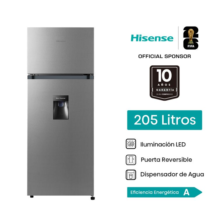Refrigeradora Hisense RD267H Gris 205L Frost