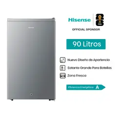 HISENSE - Hisense Frigobar Gris 90L No Frost
