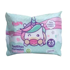 GELATTI - Toallitas Húmedas Gelatti Unicornio Empaque 25 Und