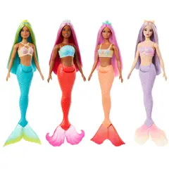 BARBIE - BARBIE SIRENAS CON CABELLO DE COLORES
