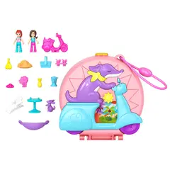 POLLY POCKET - Polly Pocket Mundo Sorpresa Perrito Moto