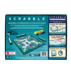 undefined - Scrabble Mattel 2 en 1 Colaborativo