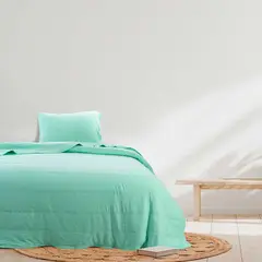 CASA JOVEN - Cubrecama Lara 15Plz Menta
