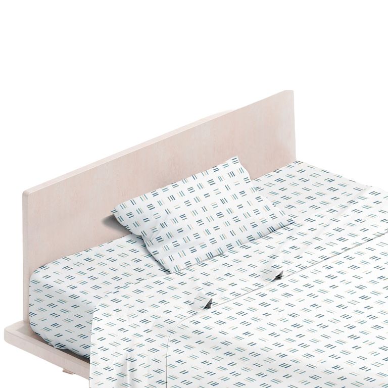 Juego de Sábanas Est 1.5Plz Rayas Pu