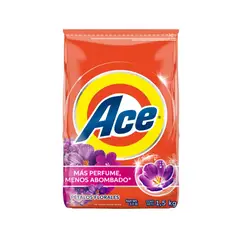 ACE - Detergente Polvo Pétalos Florales Bolsa 1.5 Kg