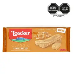 LOACKER - Waffer Peanut Butter Empaque 175 g