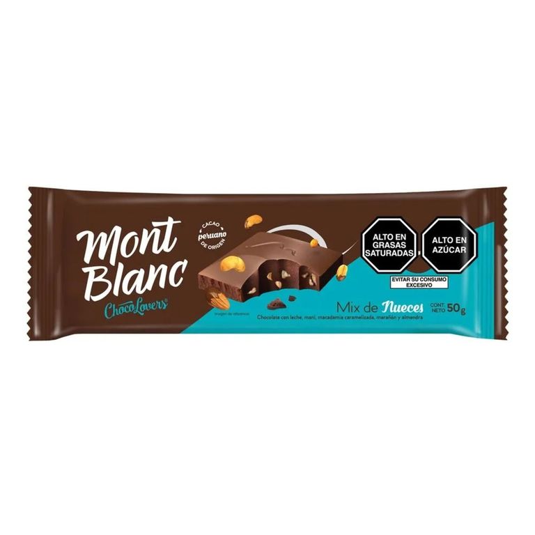 Montblanc Chocolovers Mix Nueces Empaque 50 g
