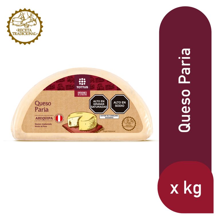 Queso Paria Arequipa Tottus Origenes x Kg