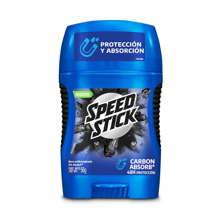 Antitranspirante en Barra Speed Stick Carbón Envase 50 g