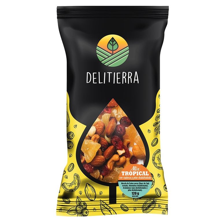 Cocktail Delitierra Mix Tropical Bolsa 120 g